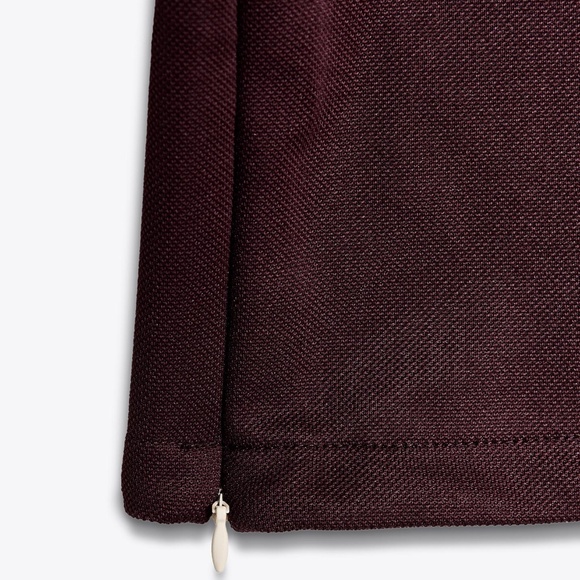 Zara burgundy zippered wide leg track pants NWT - Picture 12 of 12